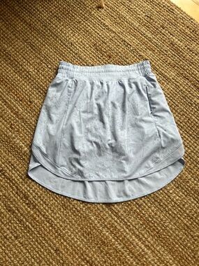 lululemon athletica Light Blue High-Low Active Skirt